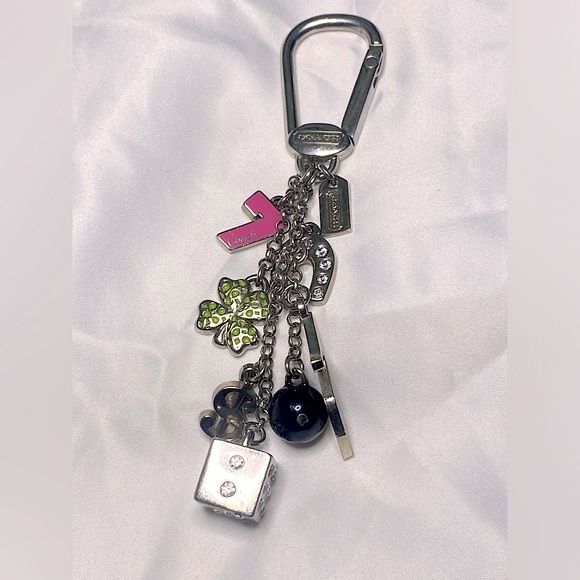 Coach Good Luck in Vegas Bag-charm Keychain - Picture 6 of 16